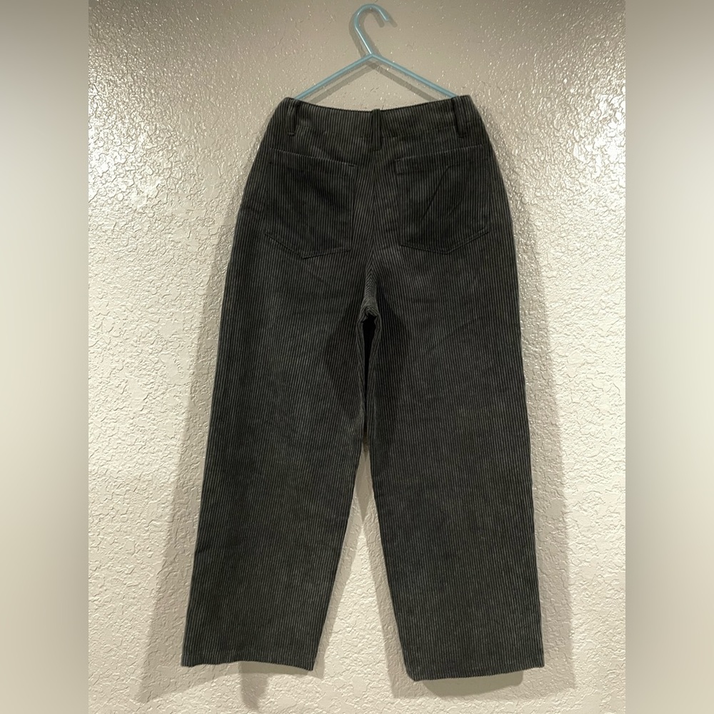 Black Corduroy Flare Pants